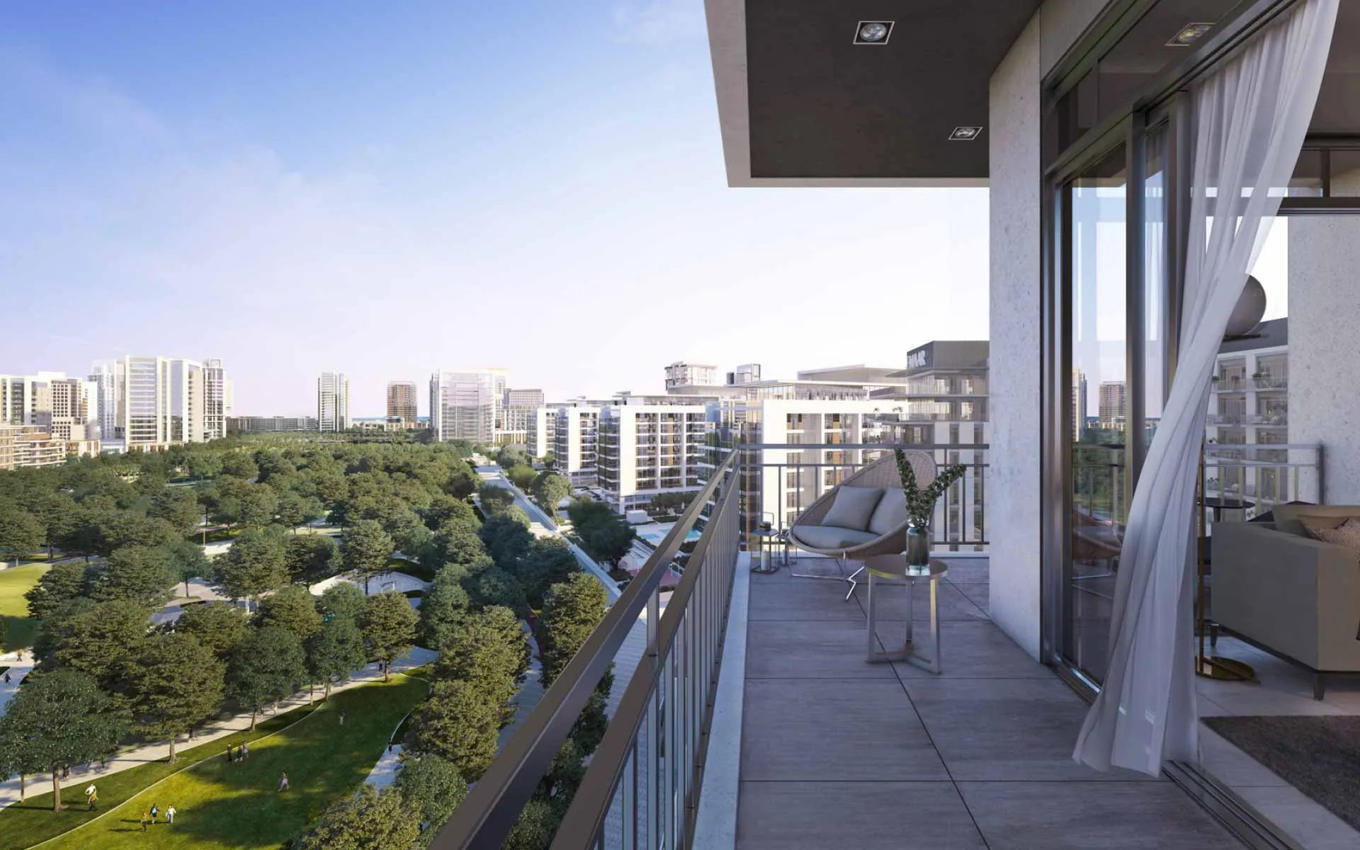 Edge-Realty-Апартаменты с прекрасным видом из балкона в Executive Residences